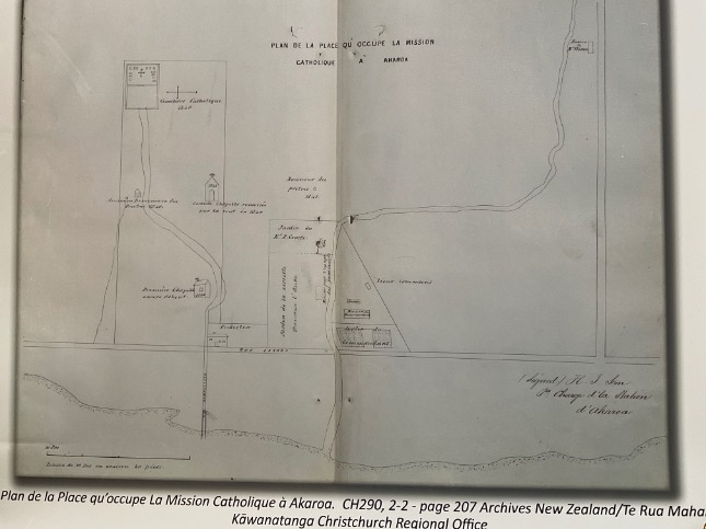 Map of French Government Land Akaroa