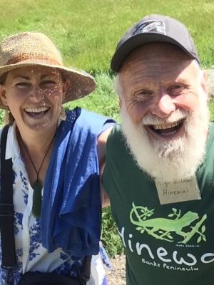 Banks Track legend Hugh Wilson and guide Marie Haley